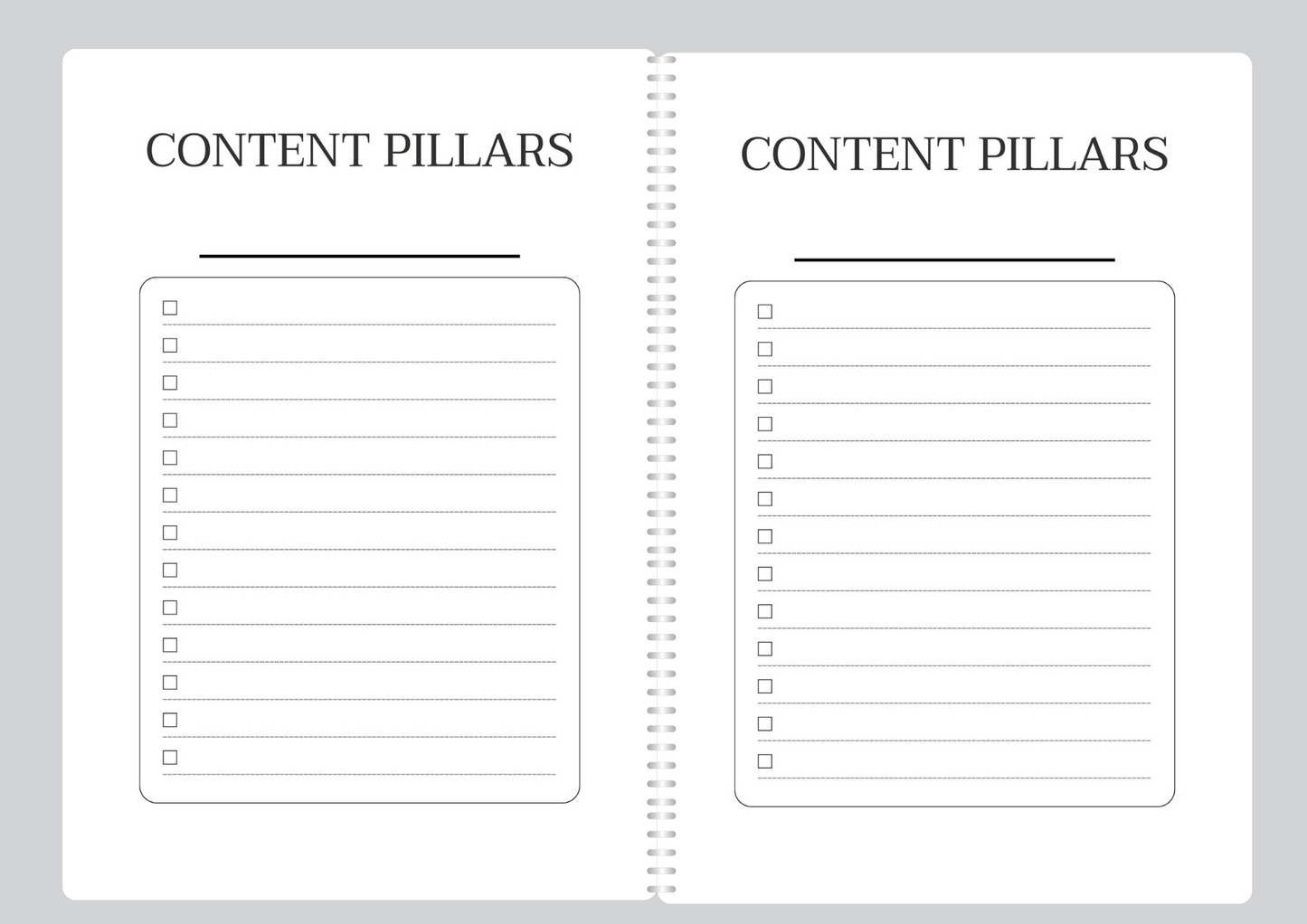 Social Media Content Planner