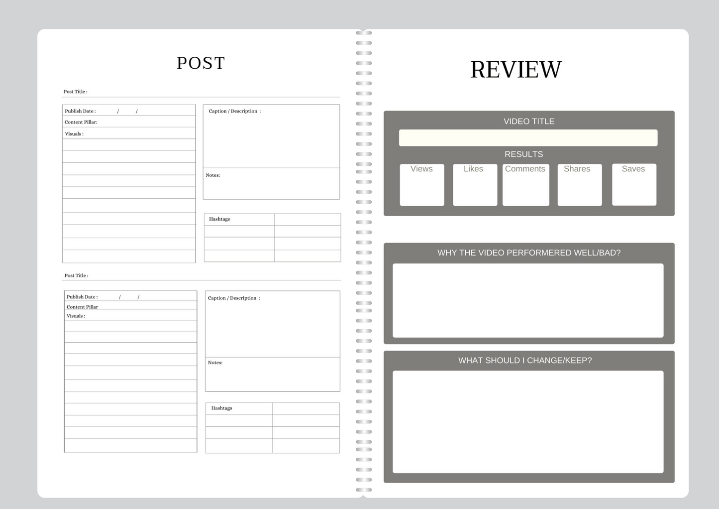 Social Media Content Planner