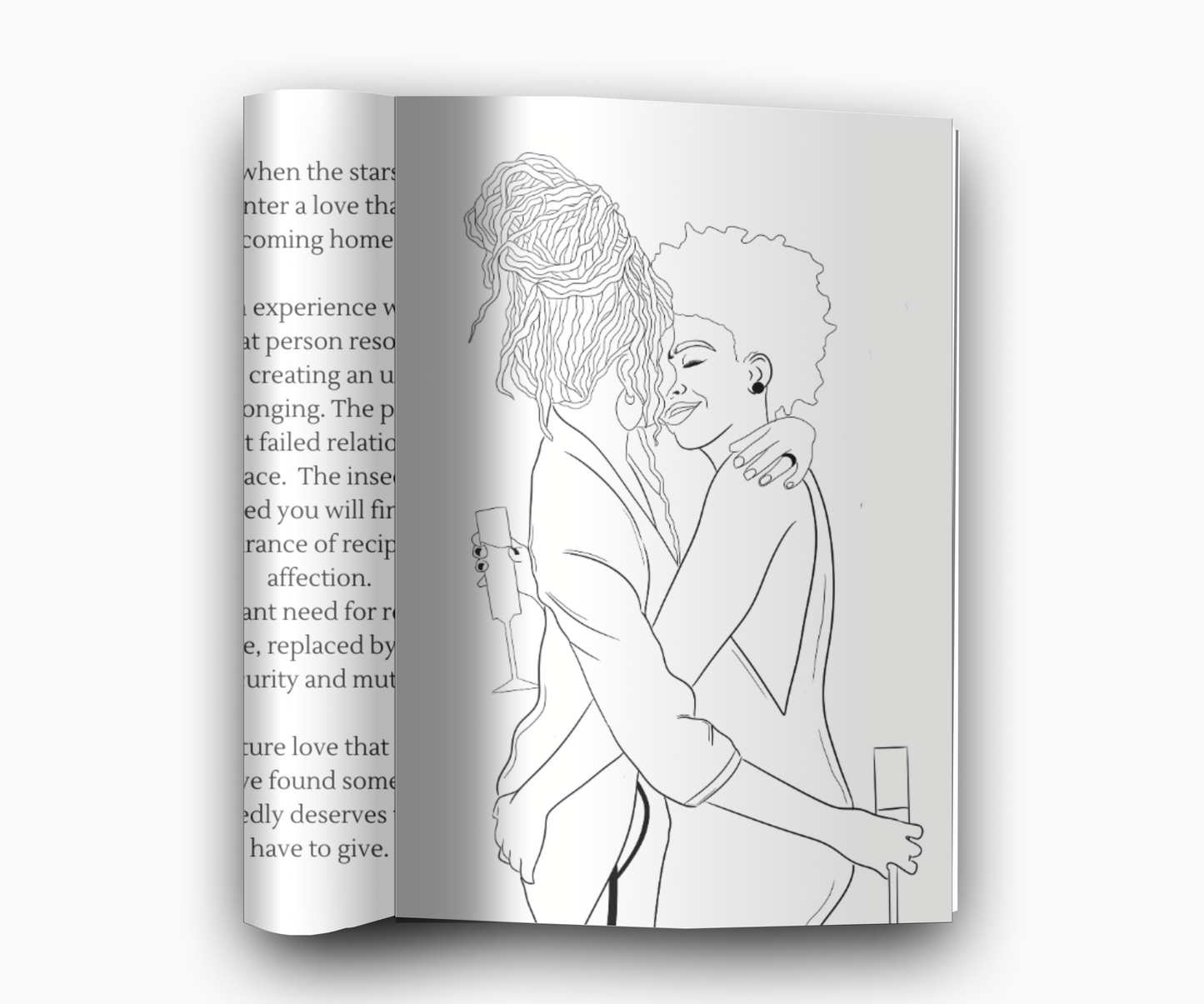 Coloring Book - Soft Black Girl